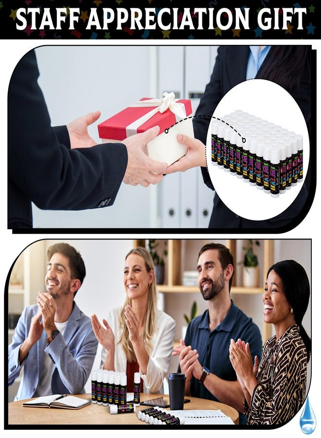 Siifert 50 Pack Employee Appreciation Gifts Bulk Valentine Teacher Students Gifts Lip Balm Staff Team Coworker Appreciation Thank You Gift Moisturizing Lip Gloss for Women Men Teacher Staff(Balm) - Image 3